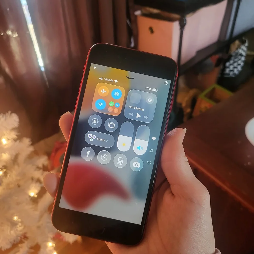 Apple iPhone in Striking Red